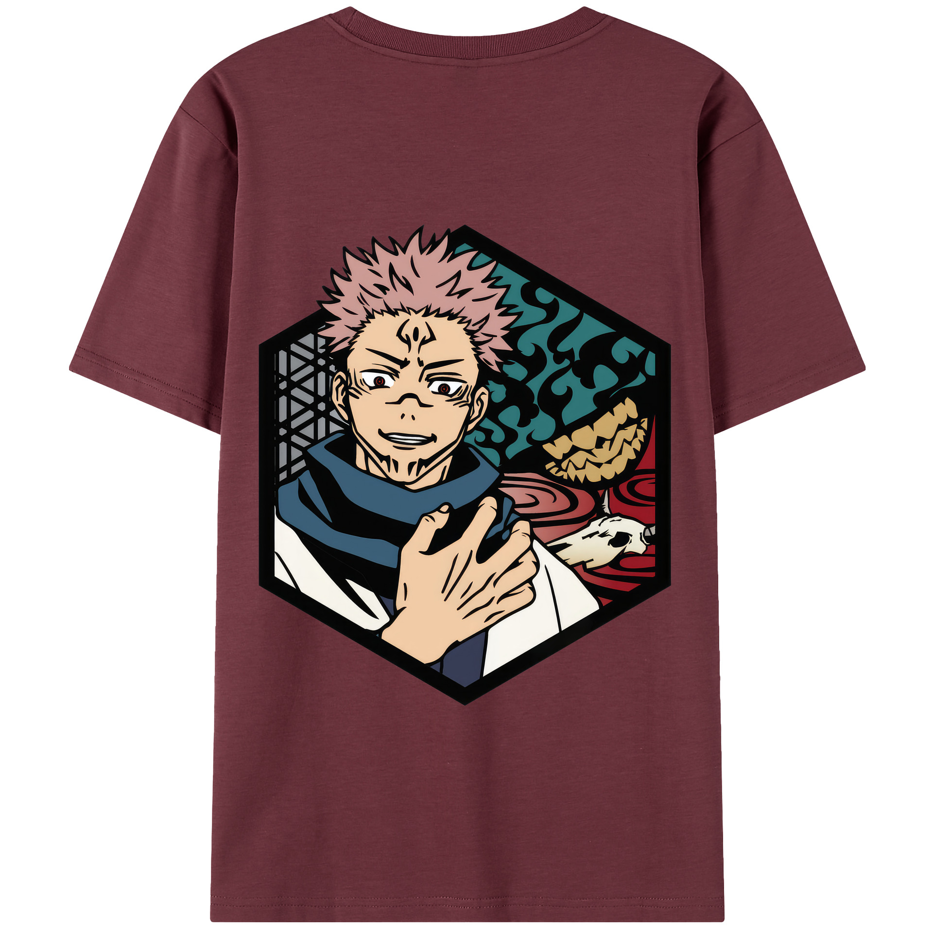 （画像用） 呪術廻戦 Jujutsu Kaisen 綿100％半袖Tシャツ（背面プリント）